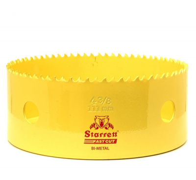 Starrett Holesaw Fast Cut Each - 111mm - 4 3/8Inch FCH0438
