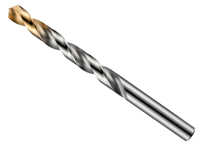 Dormer Drill Din 338 6.30 mm HSS Bright/TiN Per 10