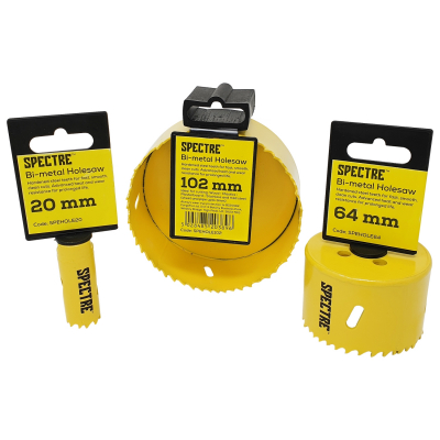 Spectre Bi-Metal Holesaw Each 92.0mm